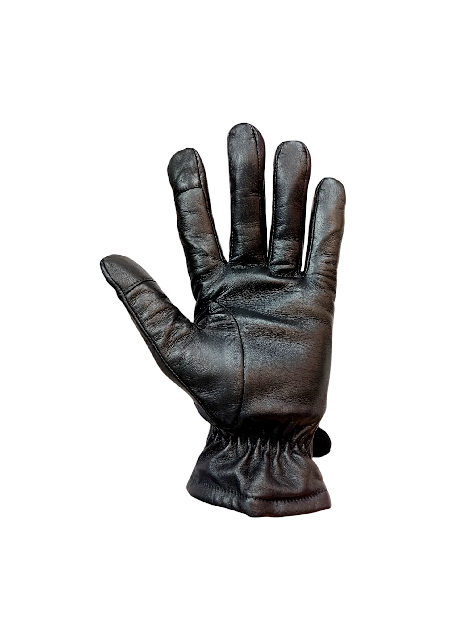 Windproof Leather Winter Gloves 96220 (BK)