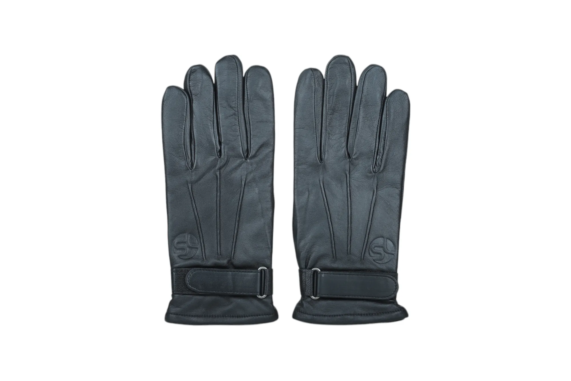 Windproof Leather Winter Gloves 96220 (BK)