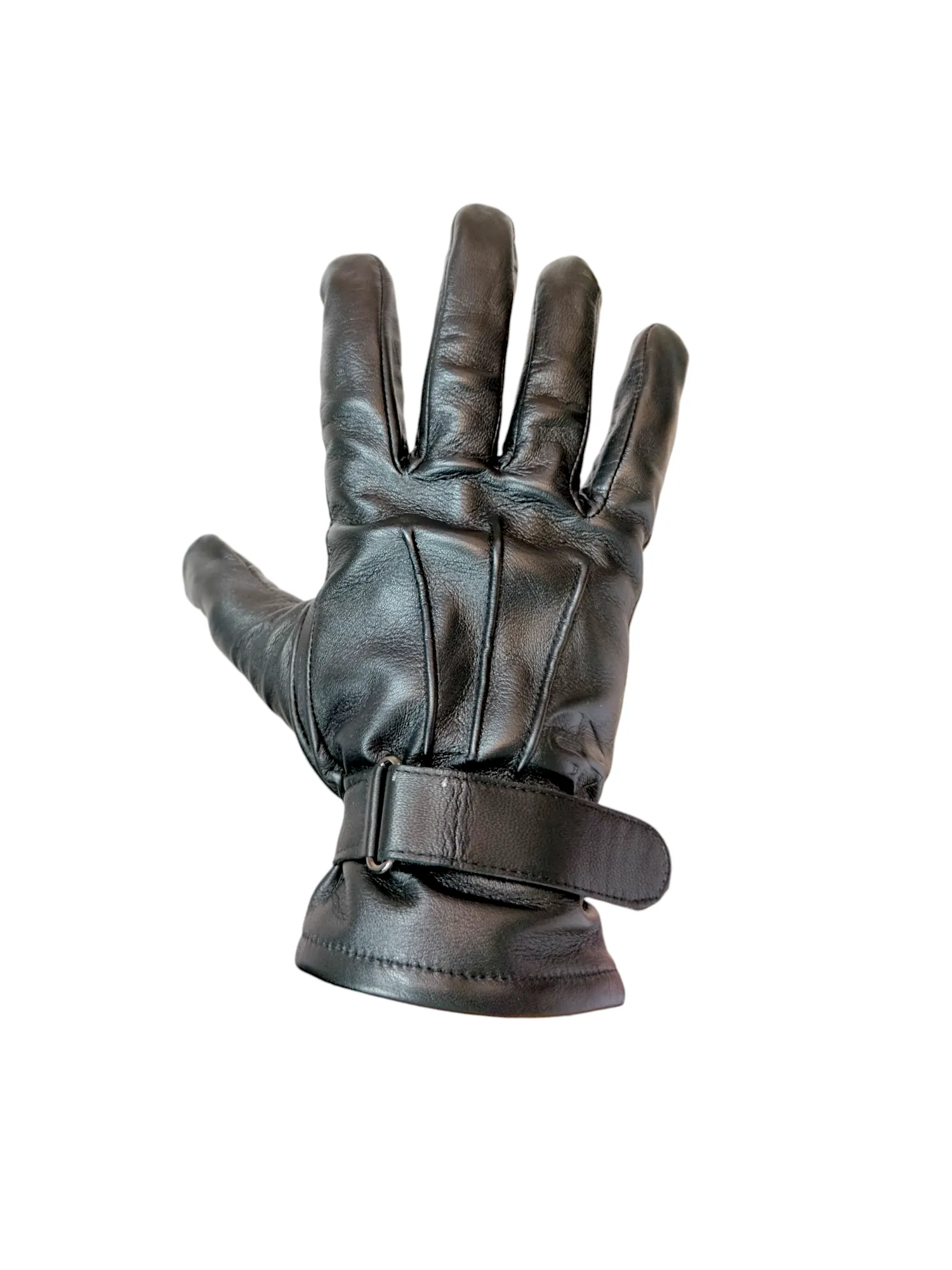 Windproof Leather Winter Gloves 96220 (BK)