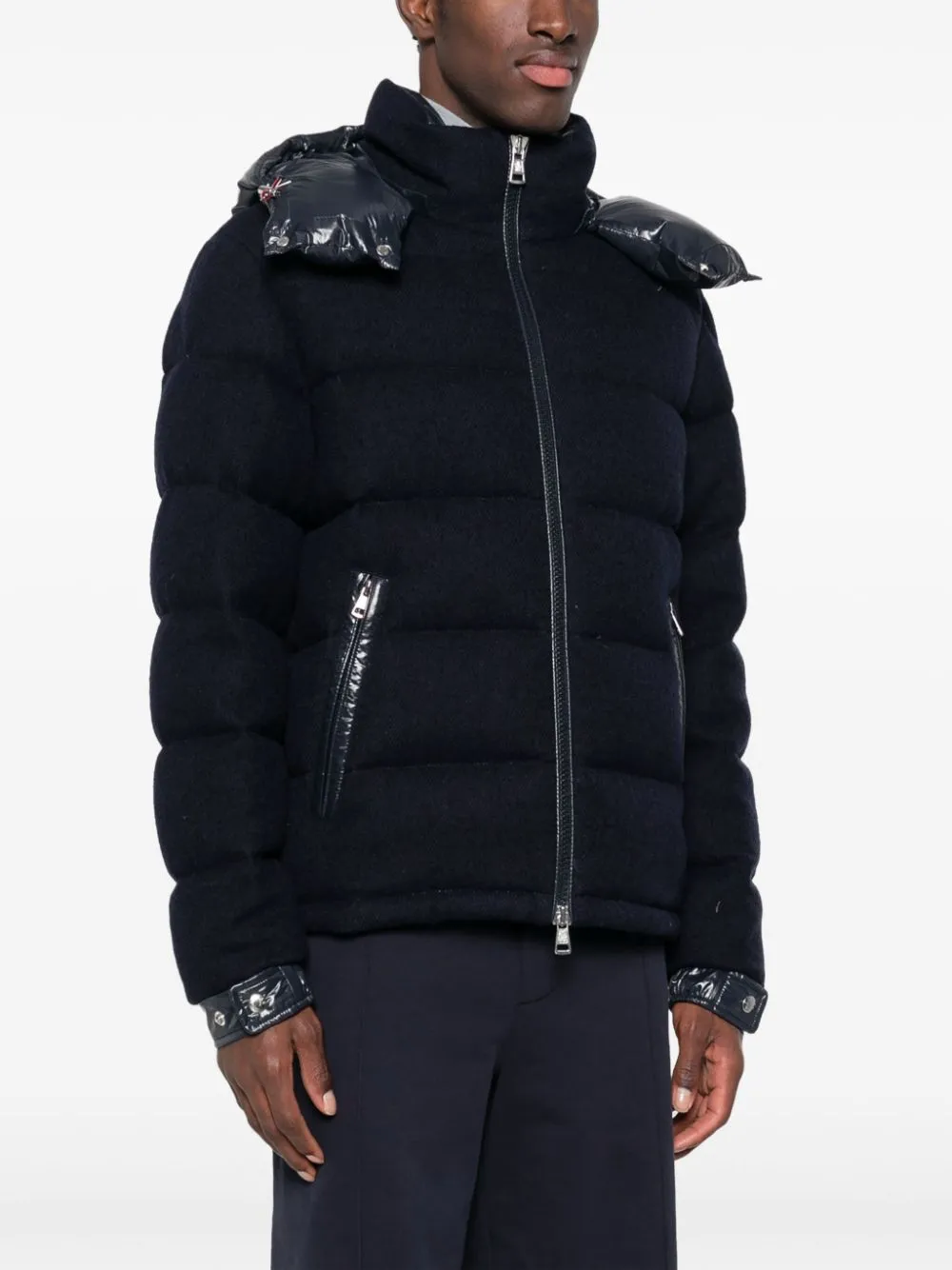 Winniped quilted wool jacket