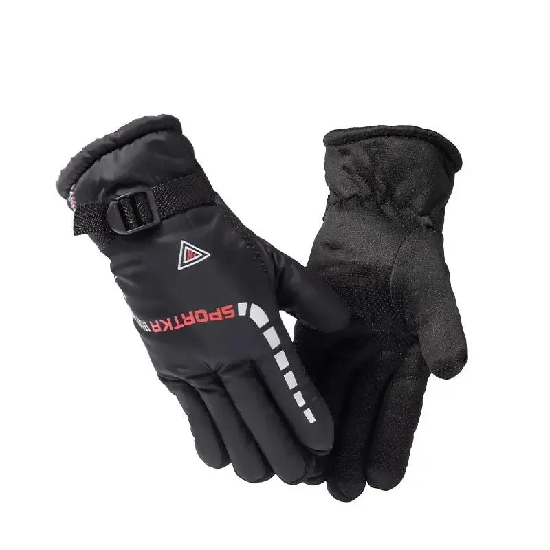 Winter Thermal Cycling Gloves - Anti-Slip for Skiing