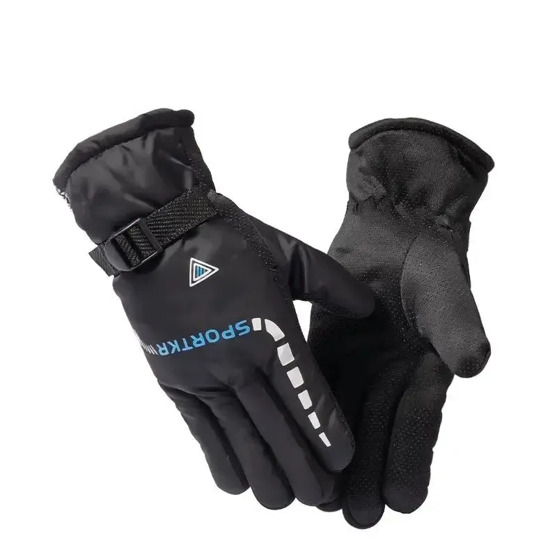 Winter Thermal Cycling Gloves - Anti-Slip for Skiing