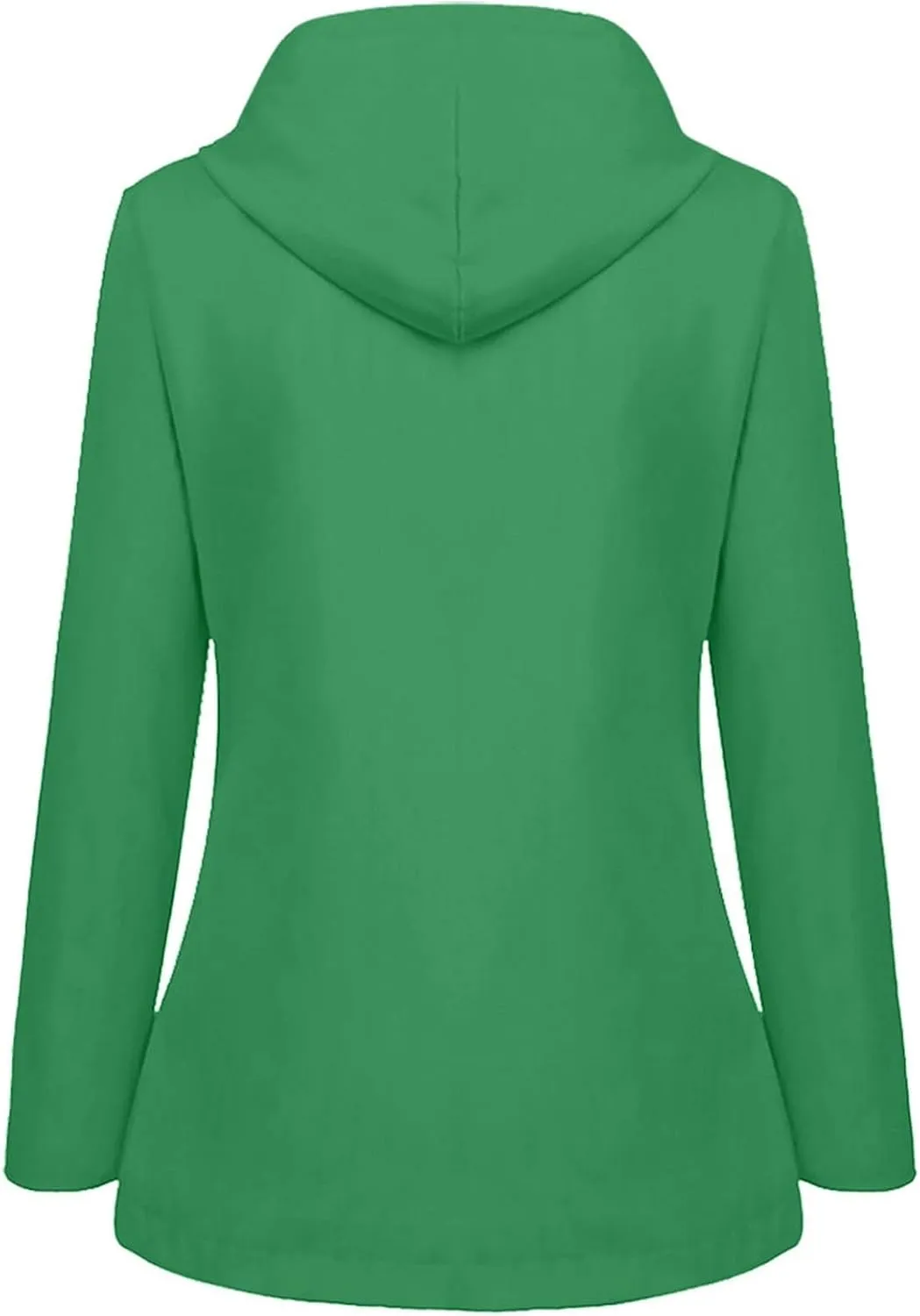 Women Plus Size Raincoat Lightweight Waterproof Windproof Jackets Outdoor Hiking Windbreaker with Hooded