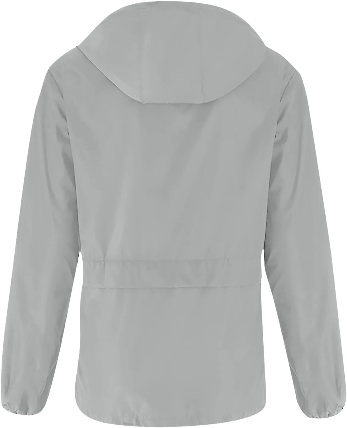 Women Rain Jacket Lightweight Waterproof Raincoat with Hood Windbreaker Outdoor Hiking Cycling Jacket Cardigan