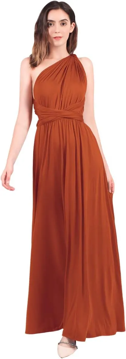 Women Transformer Multi Way Bandage Dress Convertible Bridesmaid Gown