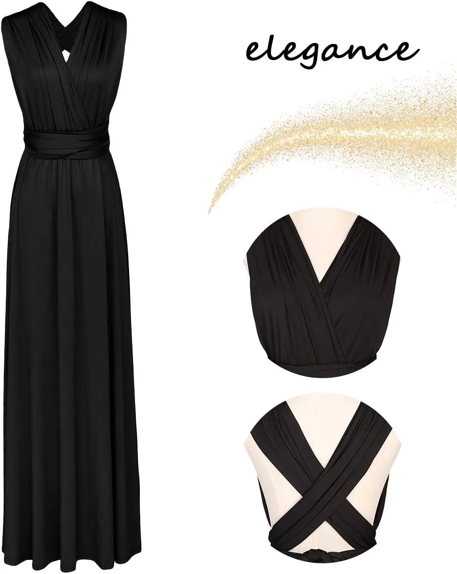Women Transformer Multi Way Bandage Dress Convertible Bridesmaid Gown