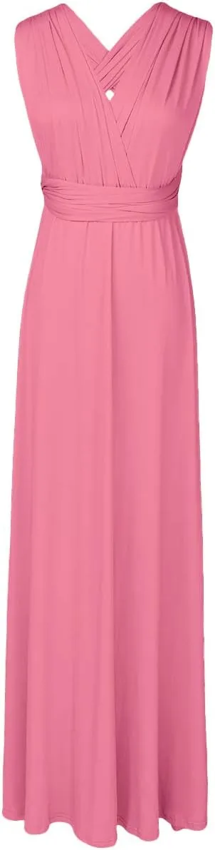 Women Transformer Multi Way Bandage Dress Convertible Bridesmaid Gown