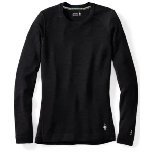 Women's Classic Thermal Merino Base Layer Crew - Black