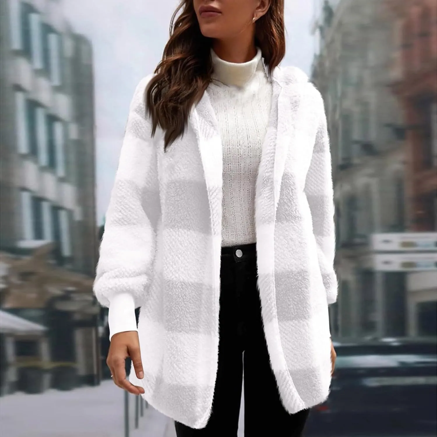 Womens Jackets Dressy Casual Puffy Coats For Women Fleece Jacket Fleece Jacket