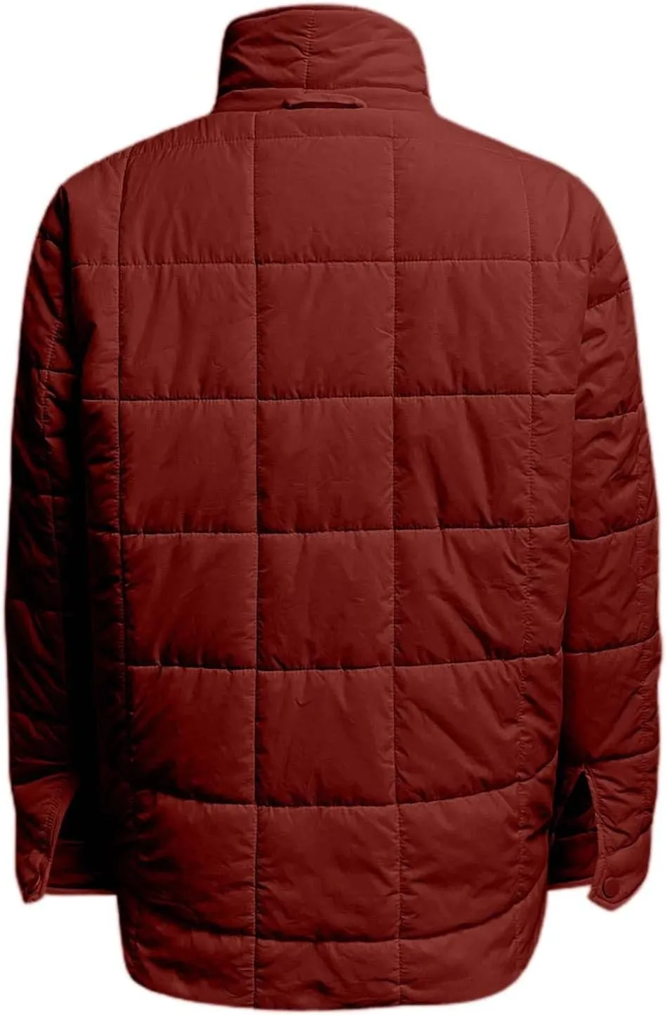 Womens Lightweight Oversized Down Coat Long Sleeve Zip Water Resistant Packable Puffer Jacket Warm Short Winter Coat