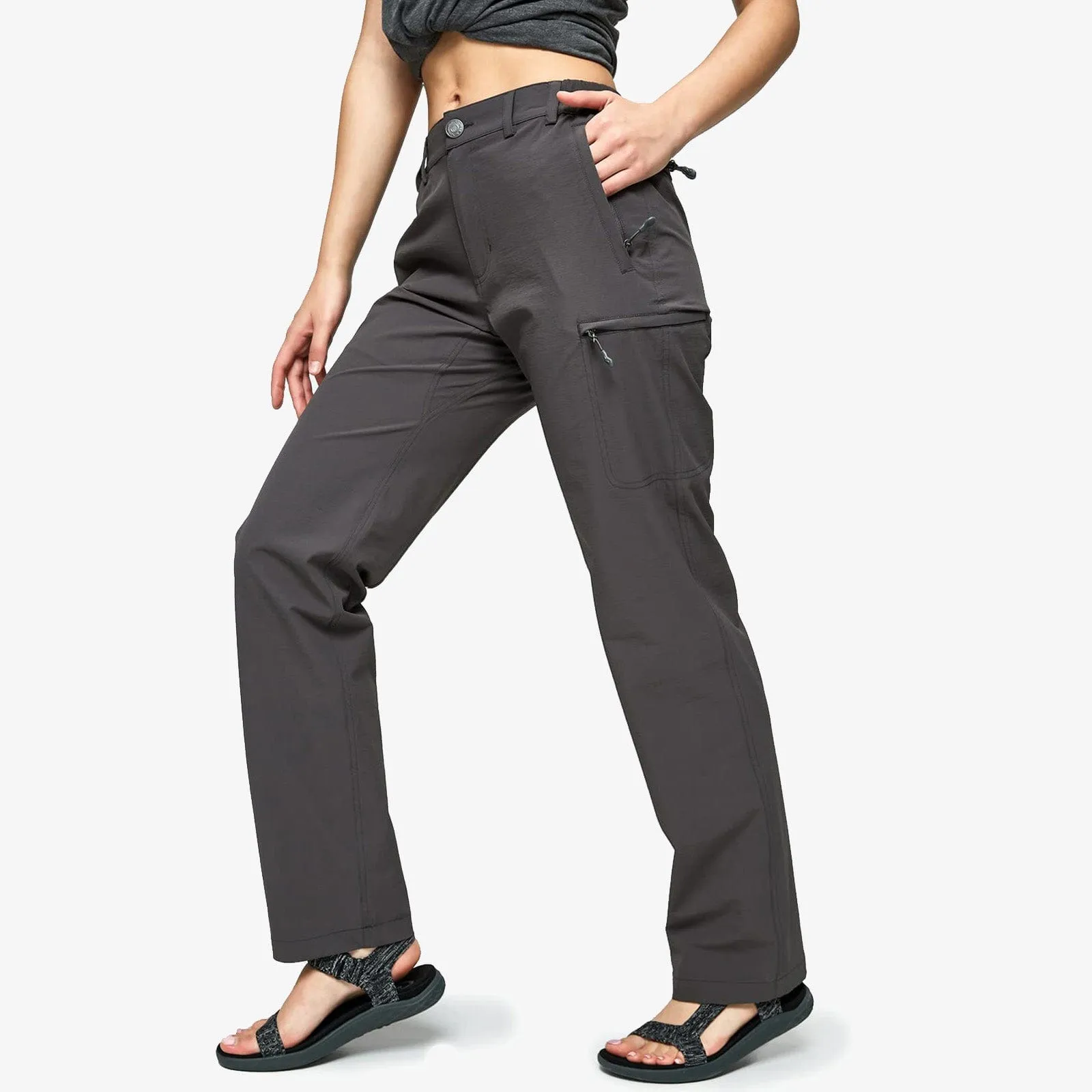 Women's Quick Dry Cargo Pants Lightweight Hiking Pants