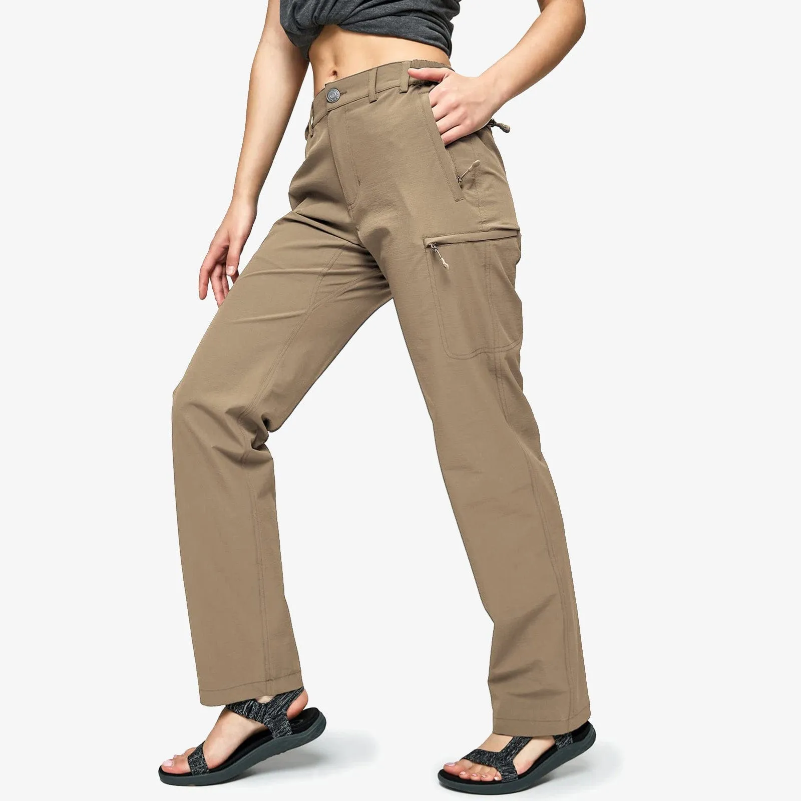 Women's Quick Dry Cargo Pants Lightweight Hiking Pants