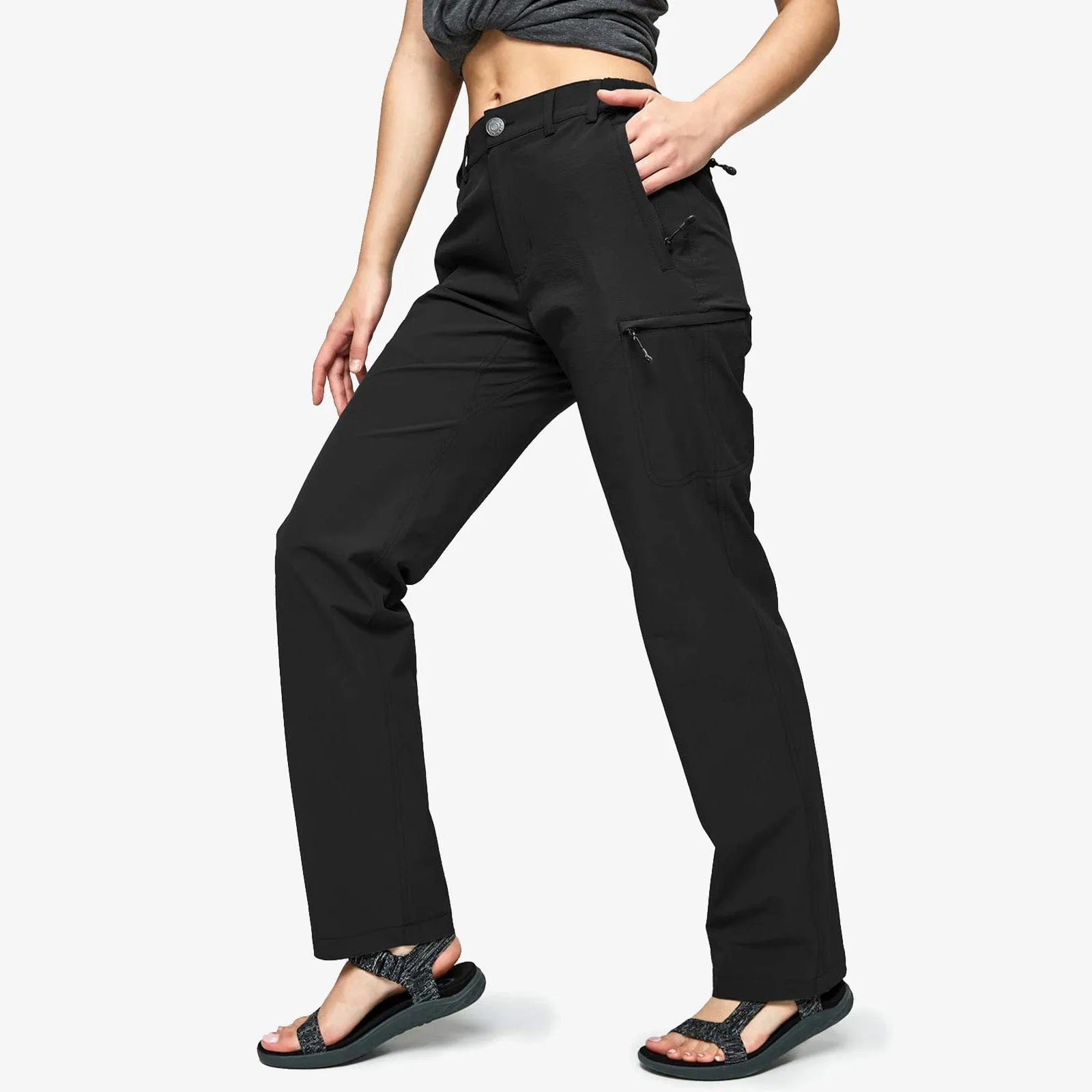 Women's Quick Dry Cargo Pants Lightweight Hiking Pants