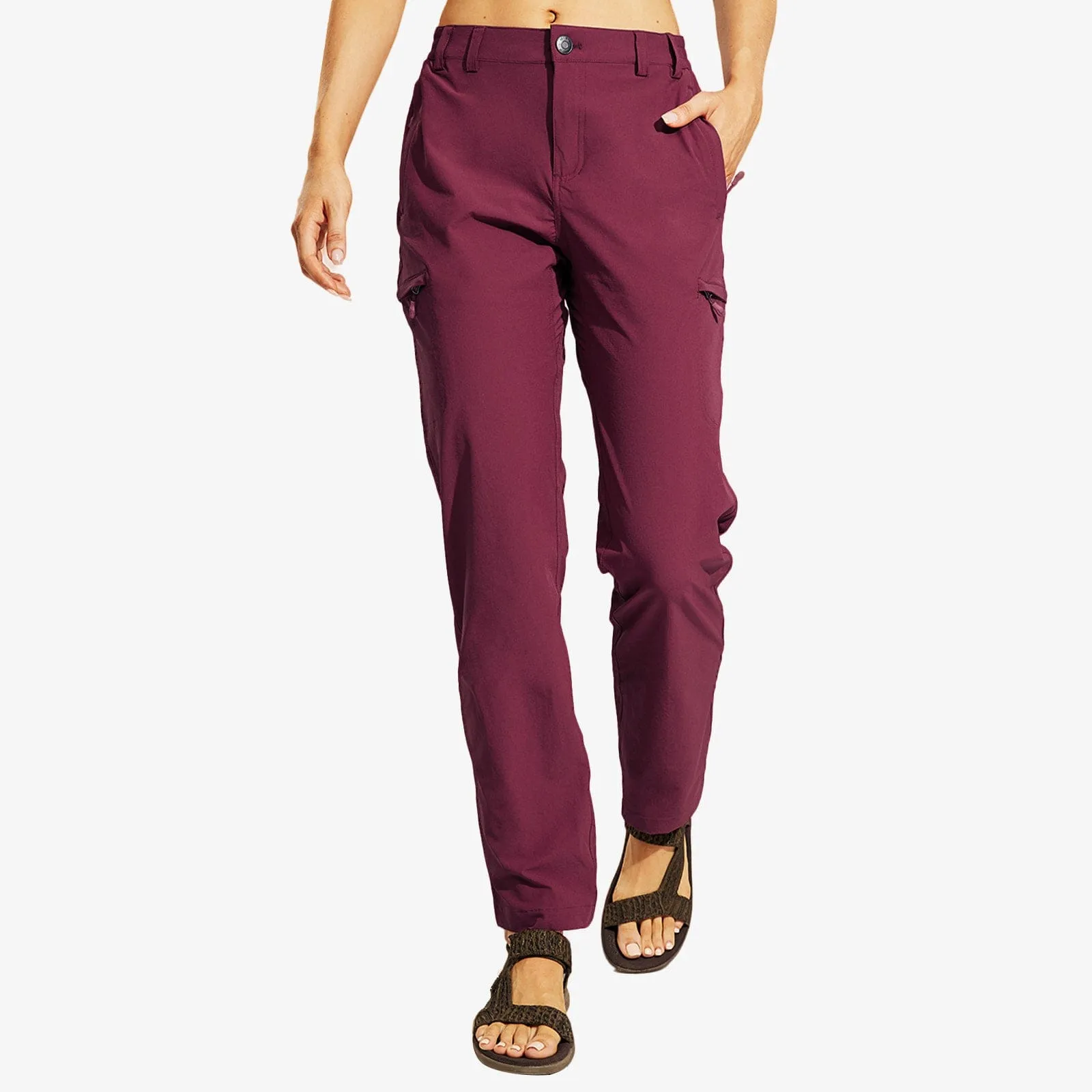 Women's Quick Dry Cargo Pants Lightweight Hiking Pants