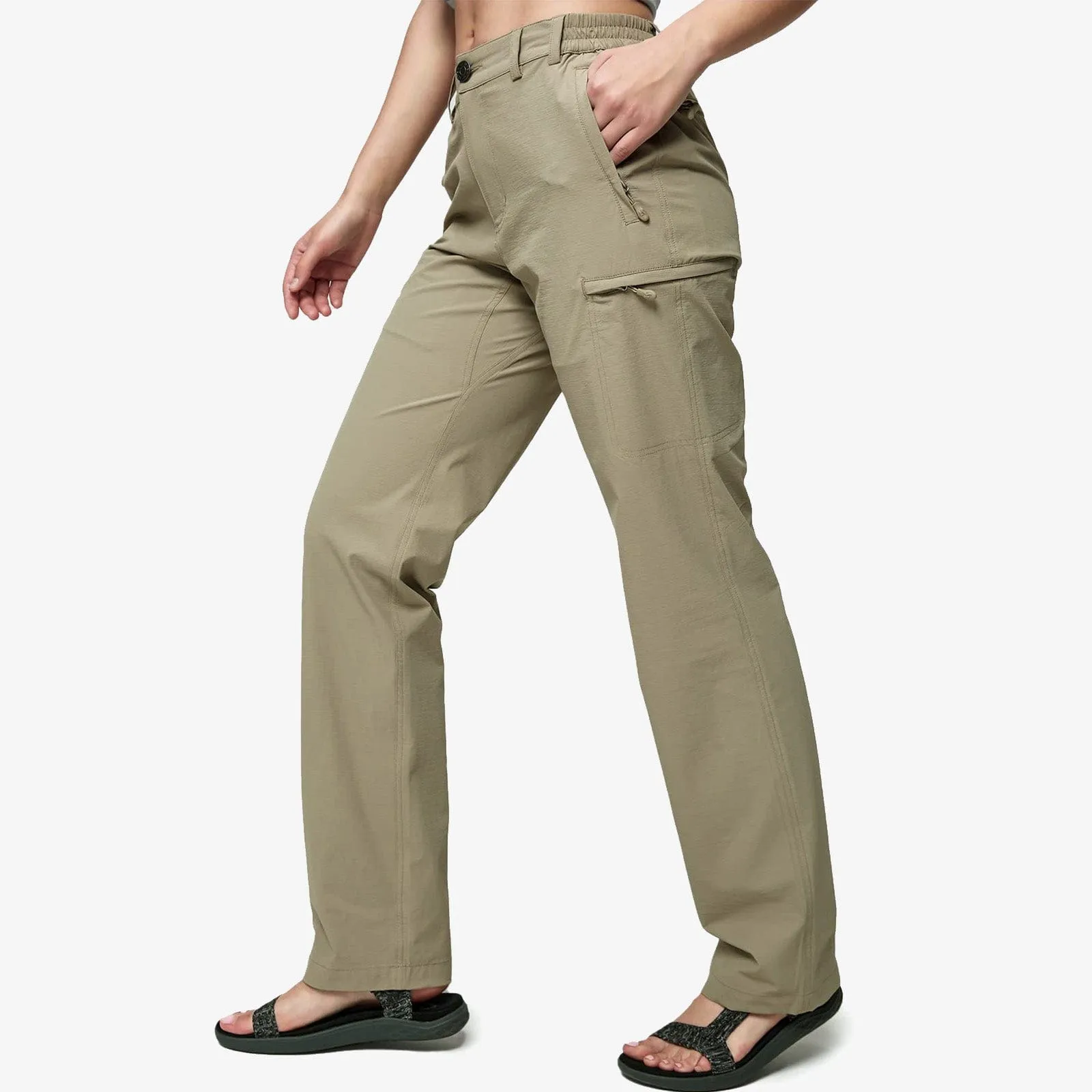 Women's Quick Dry Cargo Pants Lightweight Hiking Pants
