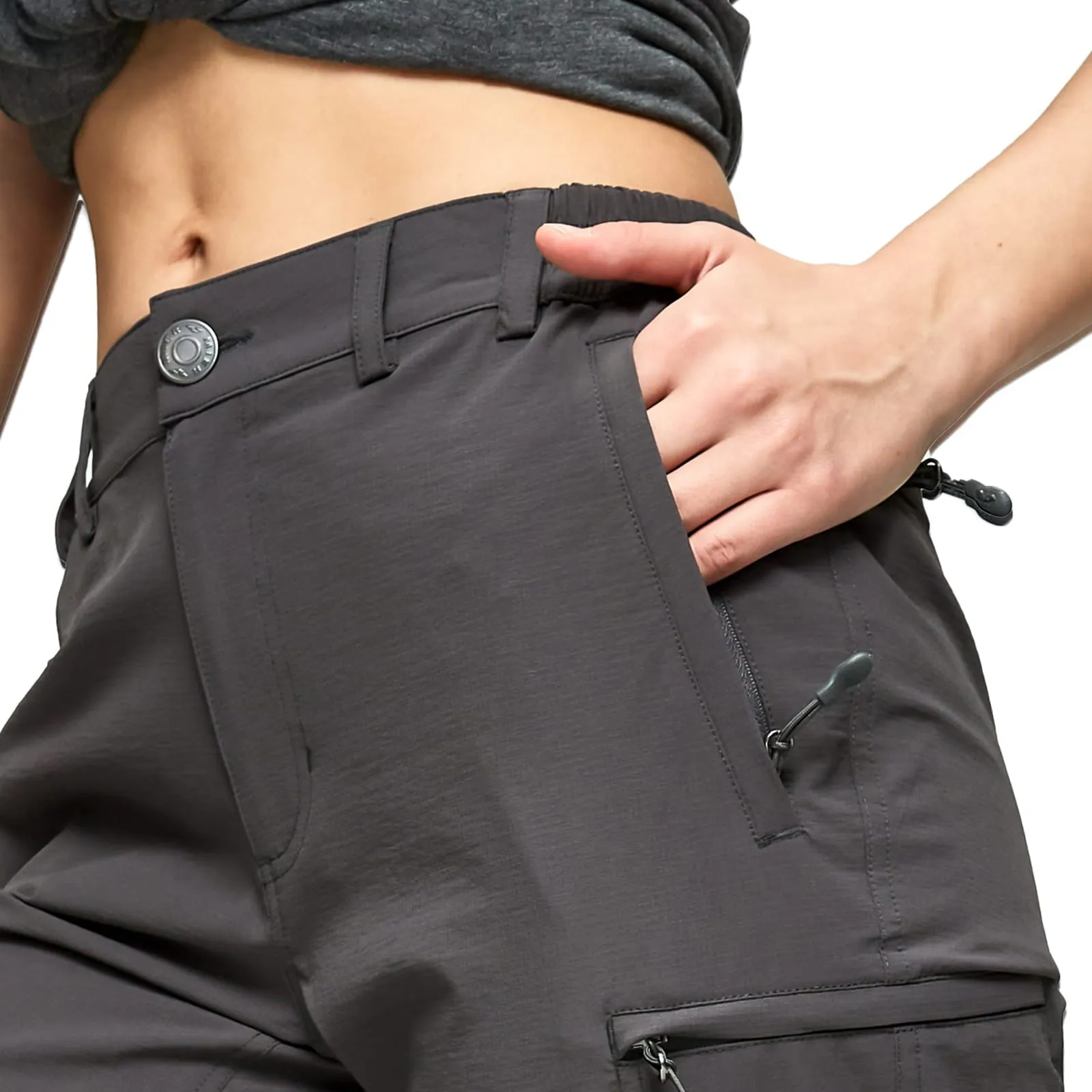 Women's Quick Dry Cargo Pants Lightweight Hiking Pants