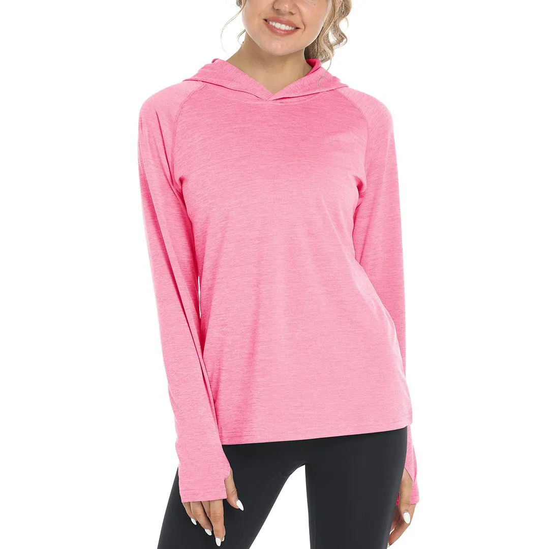 Women's Quick Dry UPF 50  Hoodie Long Sleeve Shirts