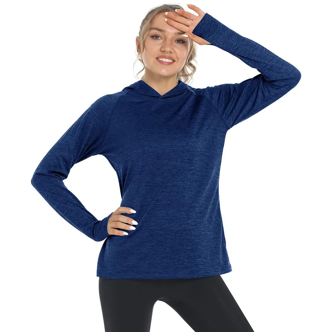 Women's Quick Dry UPF 50  Hoodie Long Sleeve Shirts