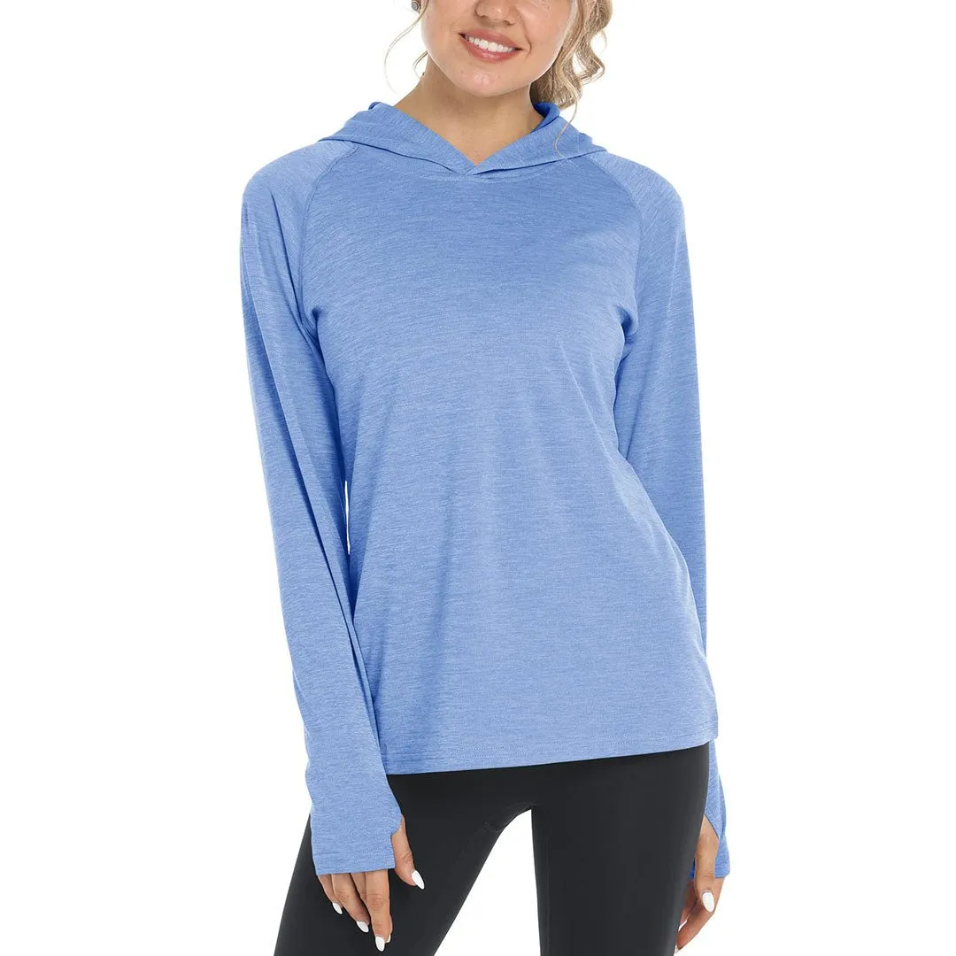 Women's Quick Dry UPF 50  Hoodie Long Sleeve Shirts