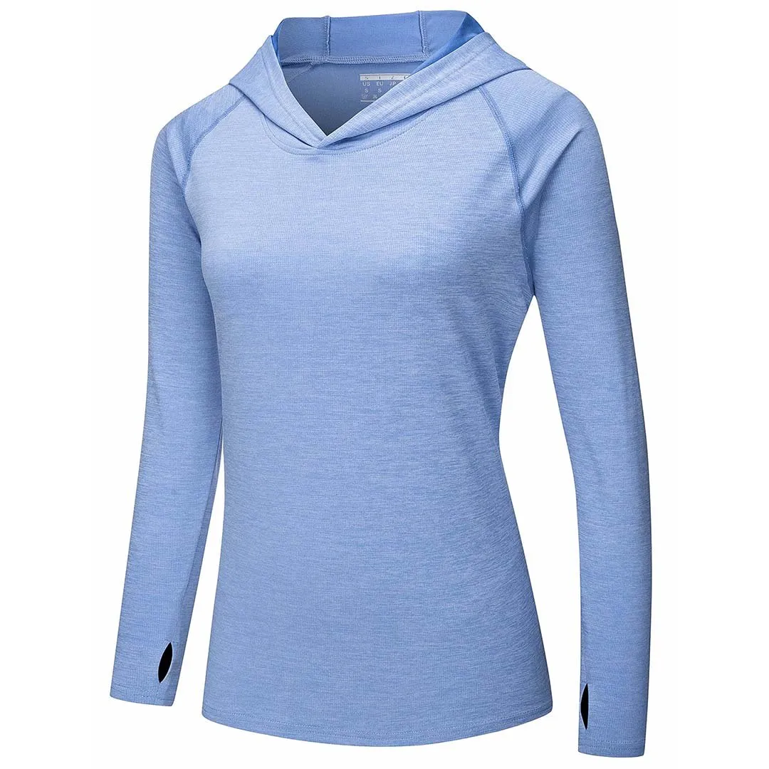 Women's Quick Dry UPF 50  Hoodie Long Sleeve Shirts