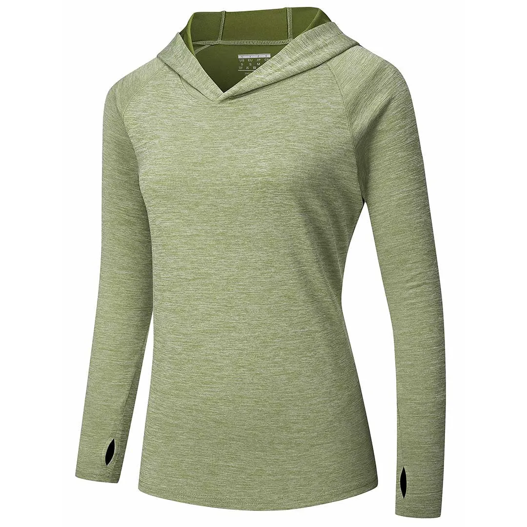 Women's Quick Dry UPF 50  Hoodie Long Sleeve Shirts