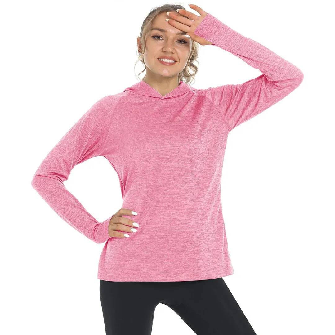 Women's Quick Dry UPF 50  Hoodie Long Sleeve Shirts