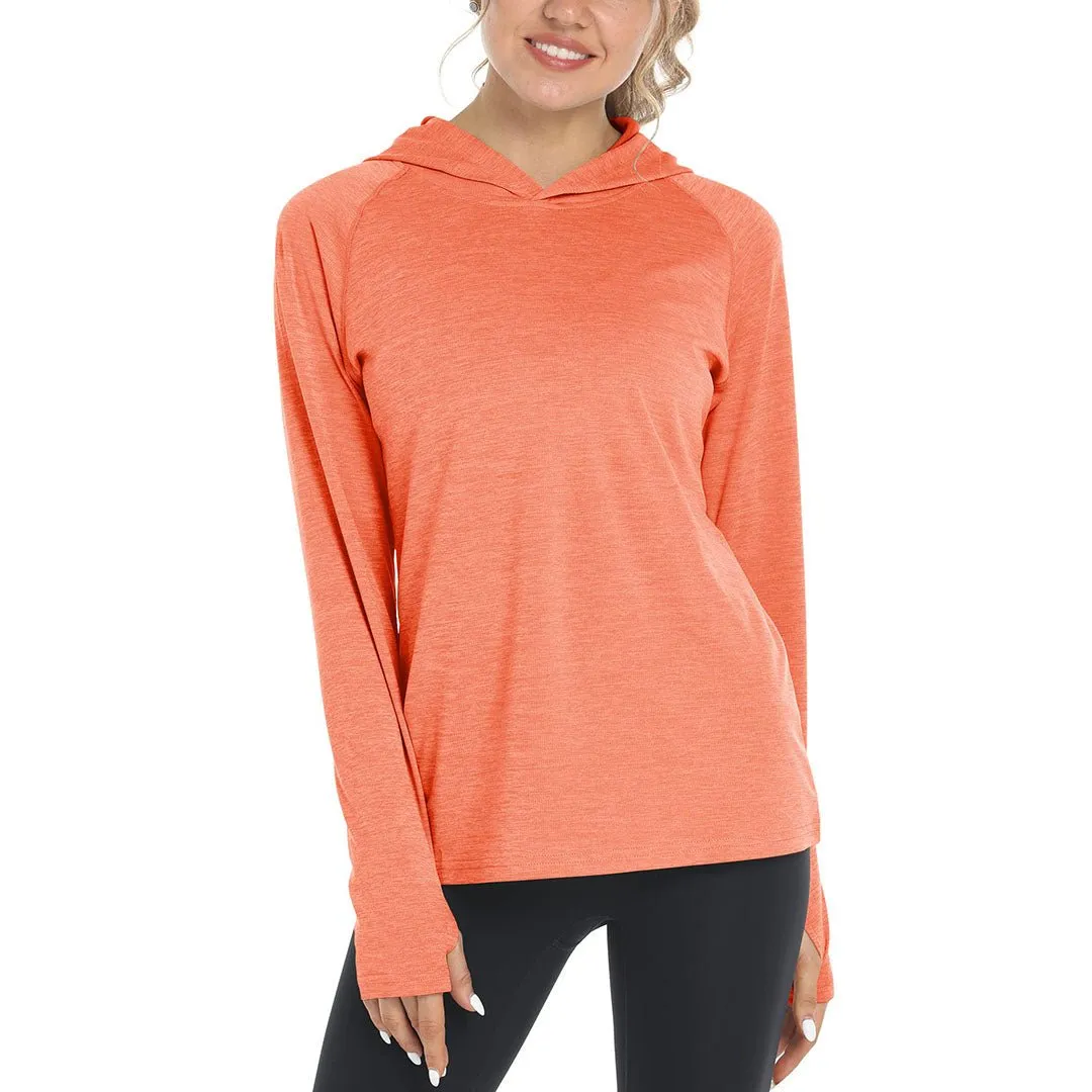 Women's Quick Dry UPF 50  Hoodie Long Sleeve Shirts