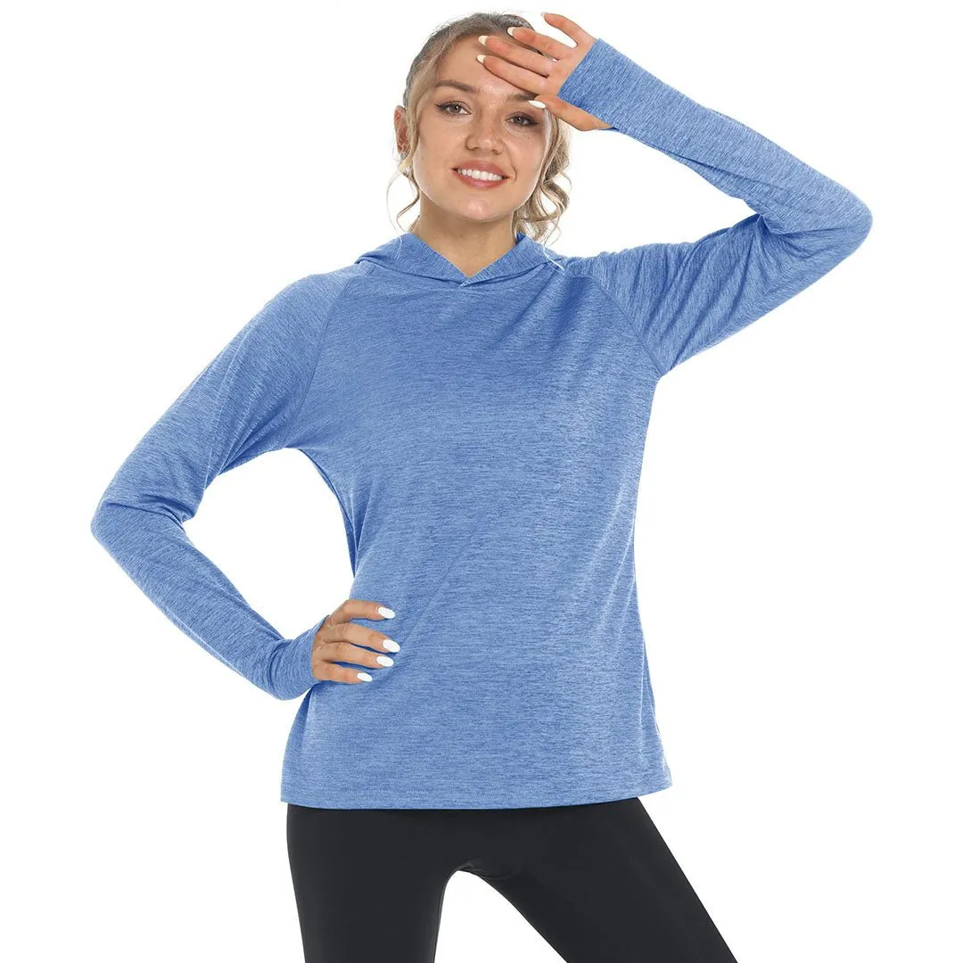 Women's Quick Dry UPF 50  Hoodie Long Sleeve Shirts