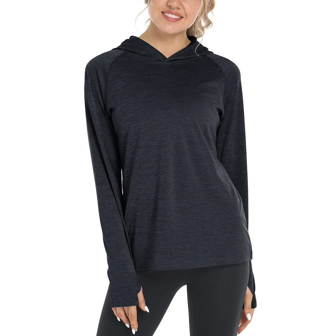 Women's Quick Dry UPF 50  Hoodie Long Sleeve Shirts