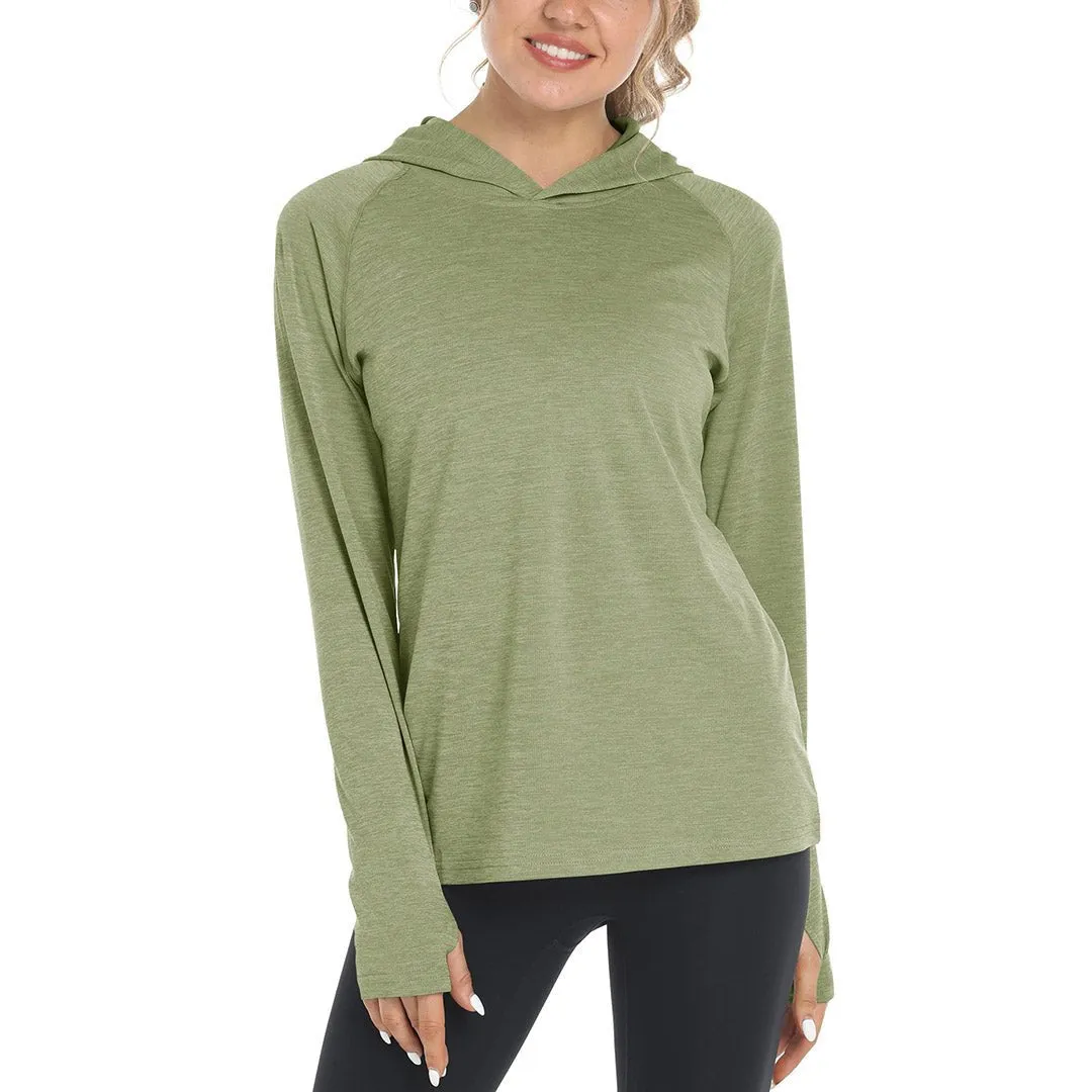 Women's Quick Dry UPF 50  Hoodie Long Sleeve Shirts