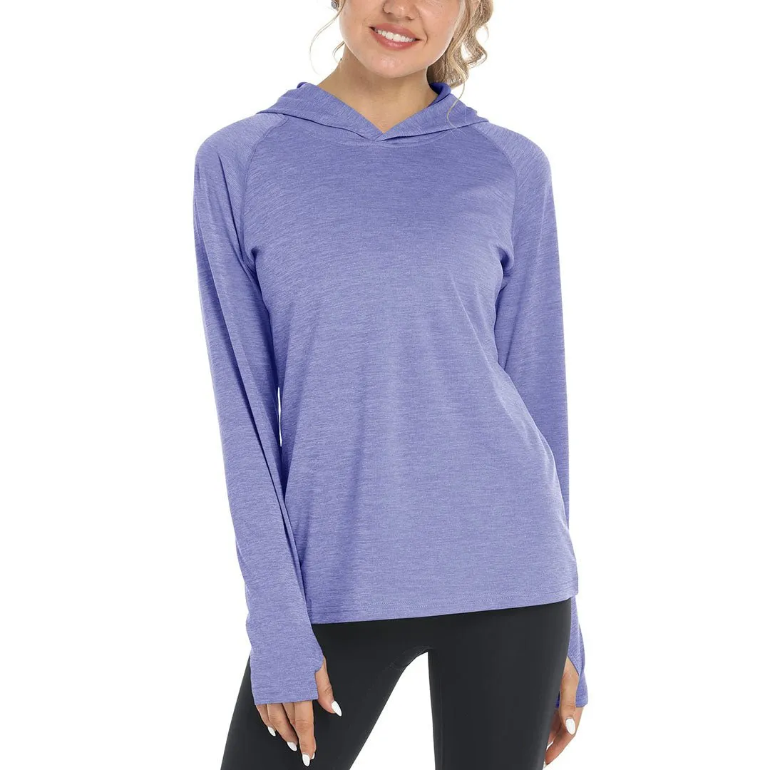 Women's Quick Dry UPF 50  Hoodie Long Sleeve Shirts