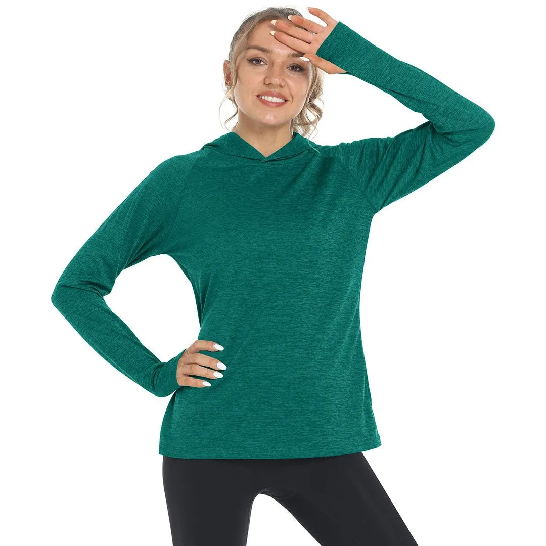 Women's Quick Dry UPF 50  Hoodie Long Sleeve Shirts