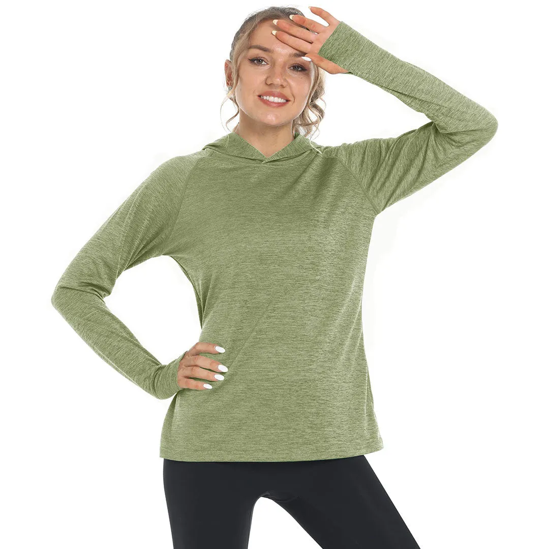 Women's Quick Dry UPF 50  Hoodie Long Sleeve Shirts