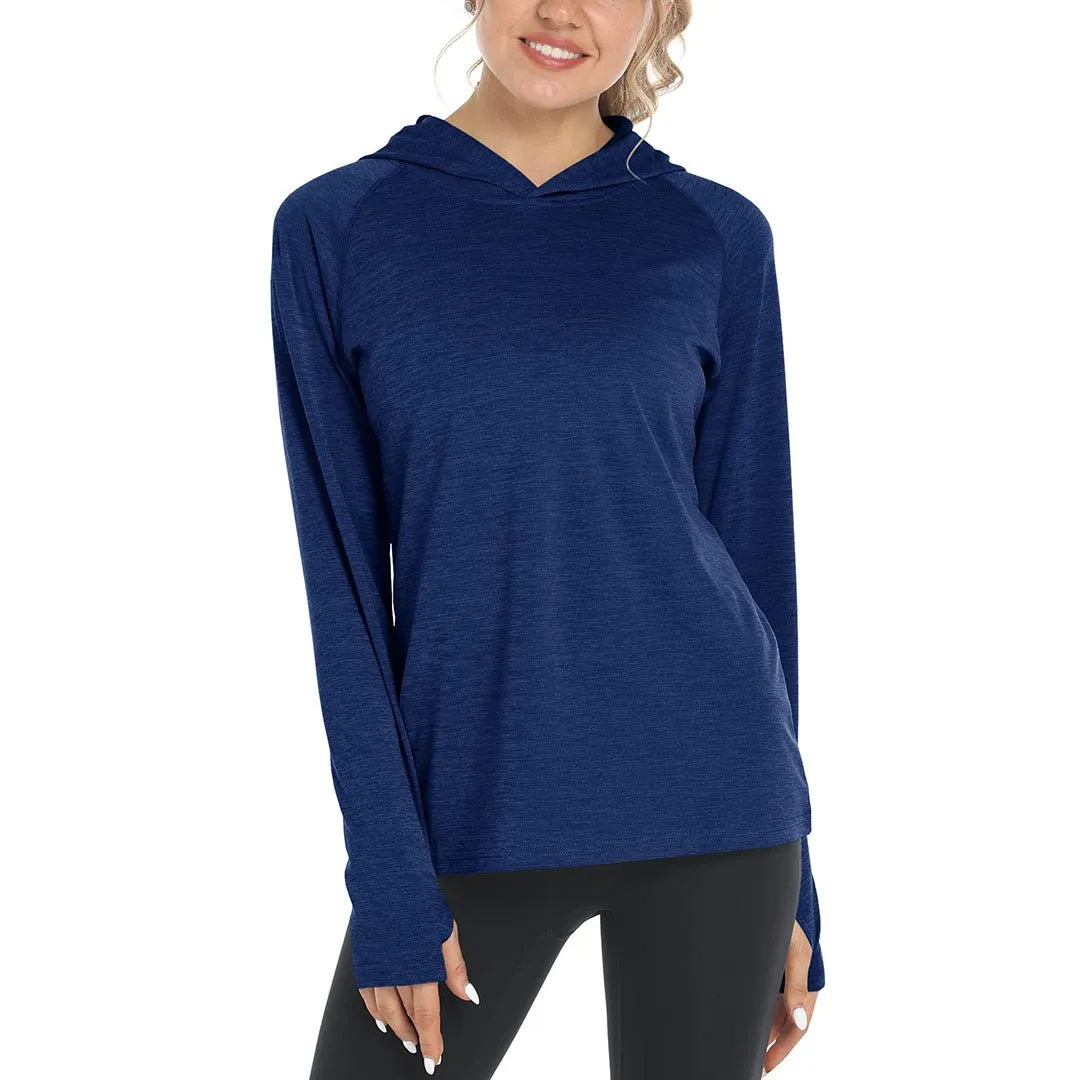 Women's Quick Dry UPF 50  Hoodie Long Sleeve Shirts