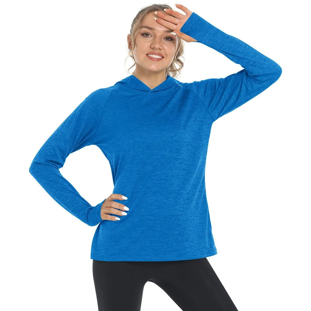 Women's Quick Dry UPF 50  Hoodie Long Sleeve Shirts