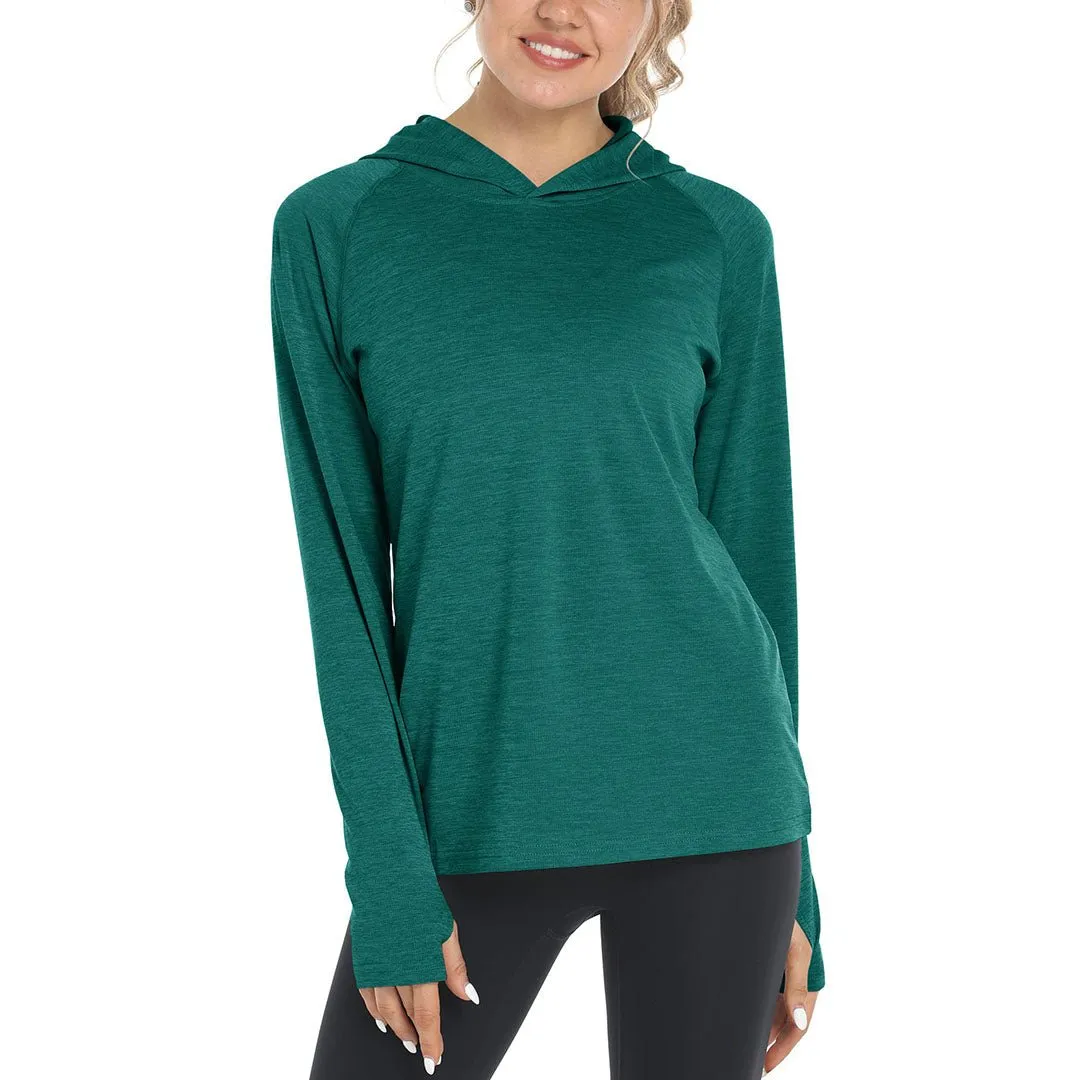 Women's Quick Dry UPF 50  Hoodie Long Sleeve Shirts