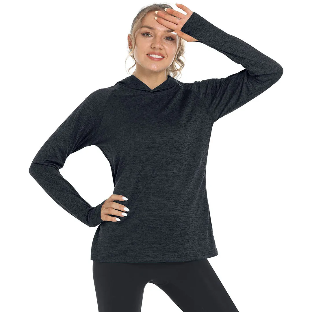 Women's Quick Dry UPF 50  Hoodie Long Sleeve Shirts