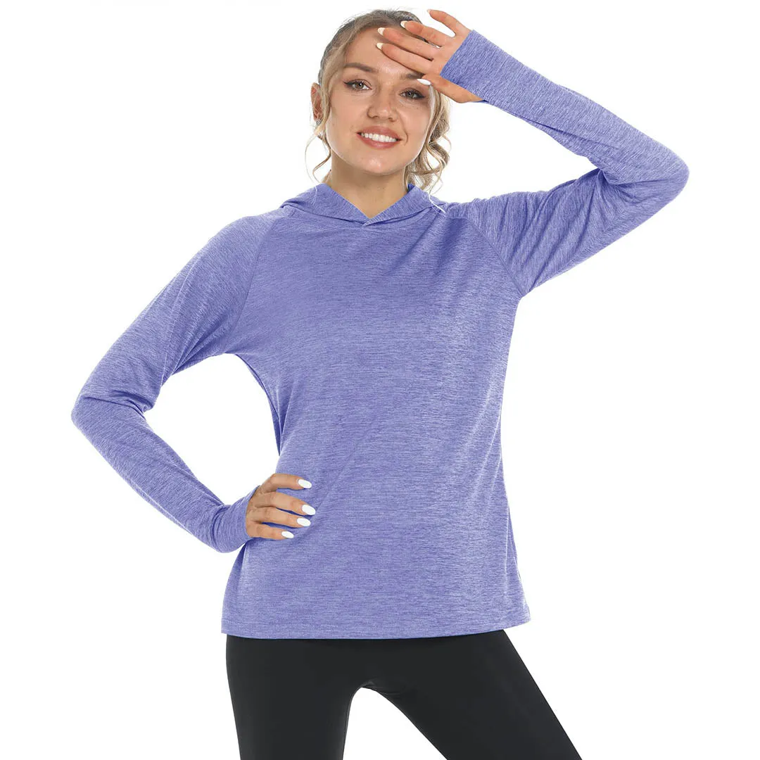 Women's Quick Dry UPF 50  Hoodie Long Sleeve Shirts