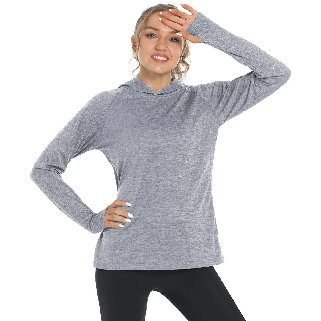 Women's Quick Dry UPF 50  Hoodie Long Sleeve Shirts