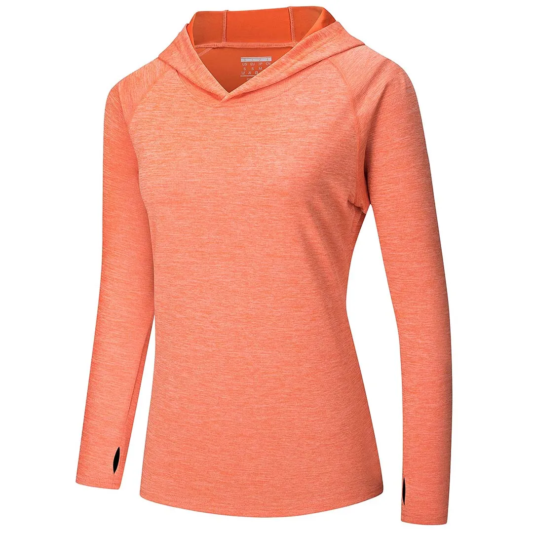 Women's Quick Dry UPF 50  Hoodie Long Sleeve Shirts