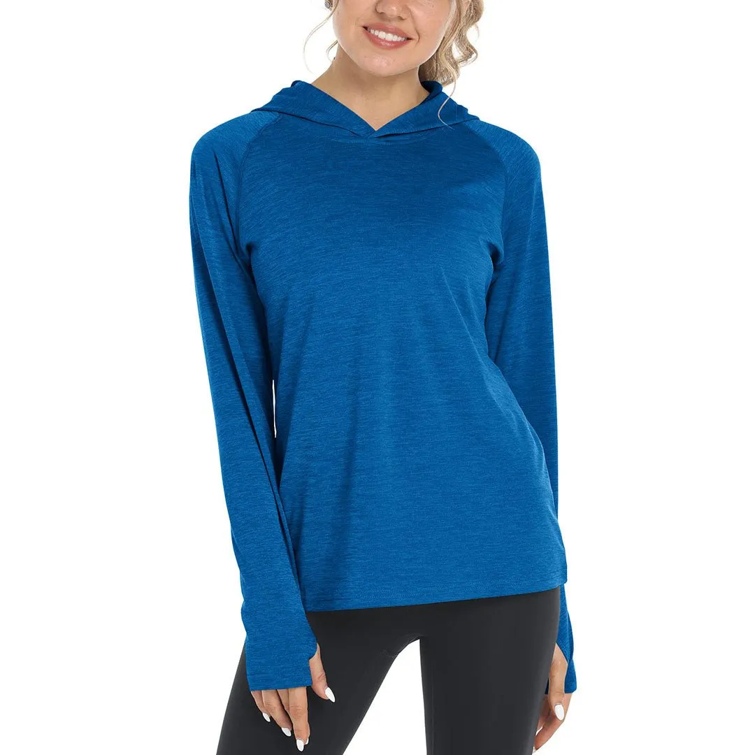 Women's Quick Dry UPF 50  Hoodie Long Sleeve Shirts