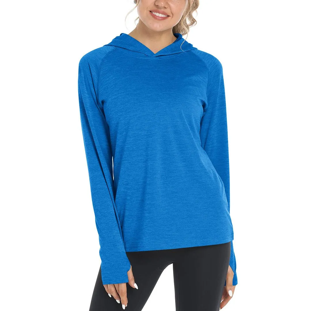 Women's Quick Dry UPF 50  Hoodie Long Sleeve Shirts