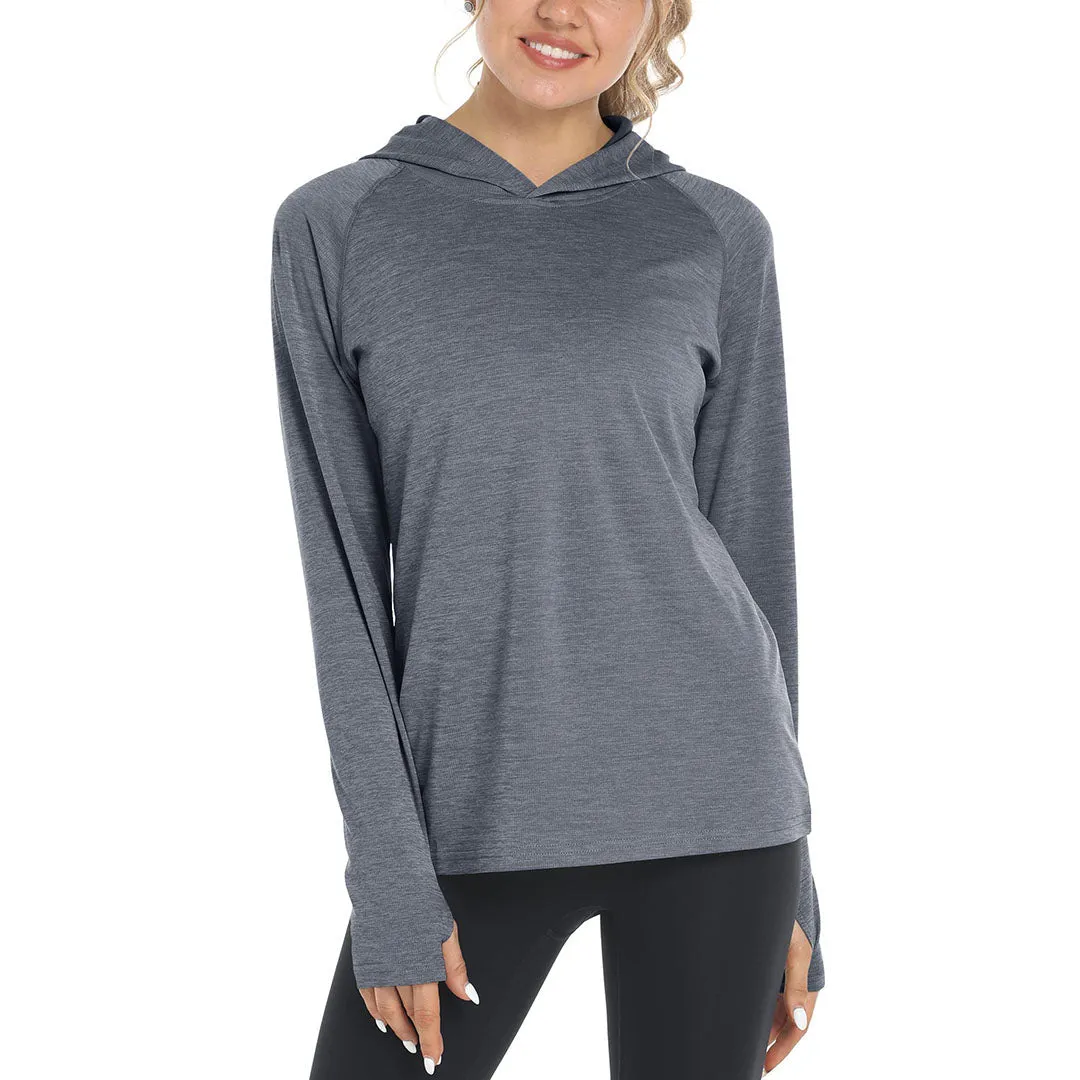 Women's Quick Dry UPF 50  Hoodie Long Sleeve Shirts