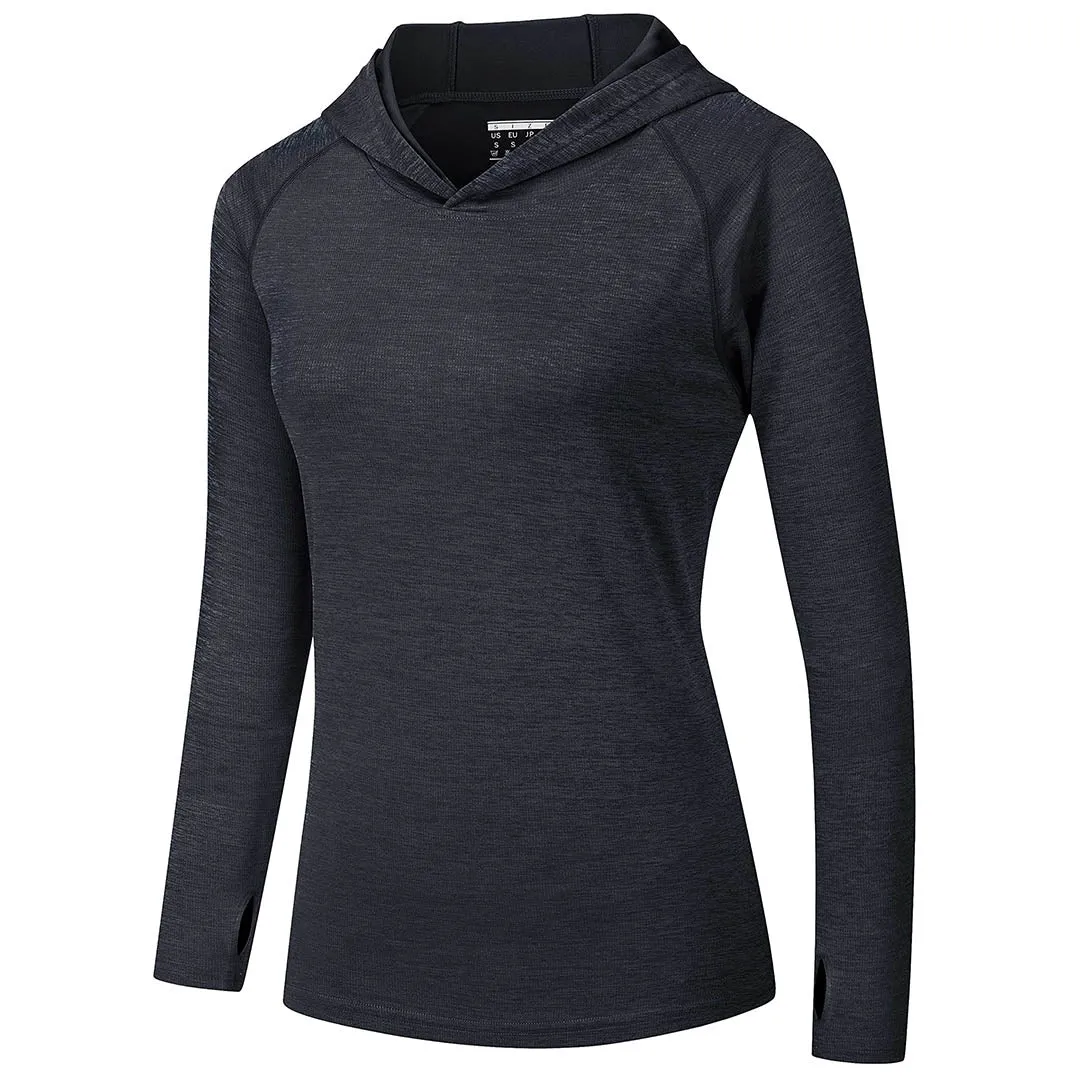 Women's Quick Dry UPF 50  Hoodie Long Sleeve Shirts