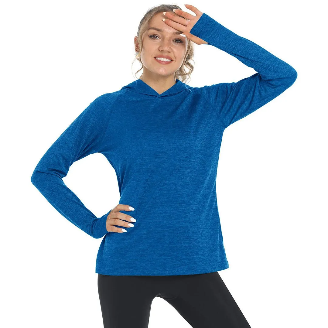 Women's Quick Dry UPF 50  Hoodie Long Sleeve Shirts