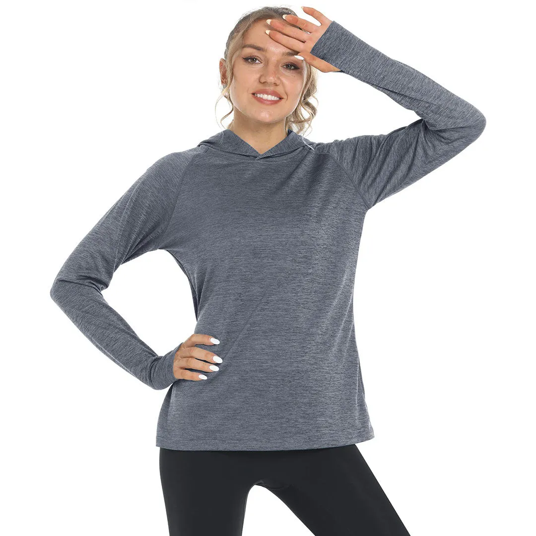 Women's Quick Dry UPF 50  Hoodie Long Sleeve Shirts