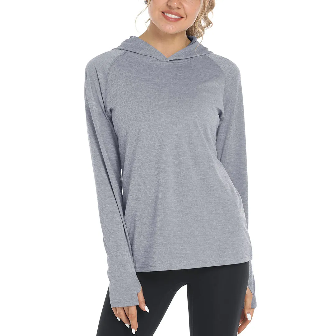 Women's Quick Dry UPF 50  Hoodie Long Sleeve Shirts