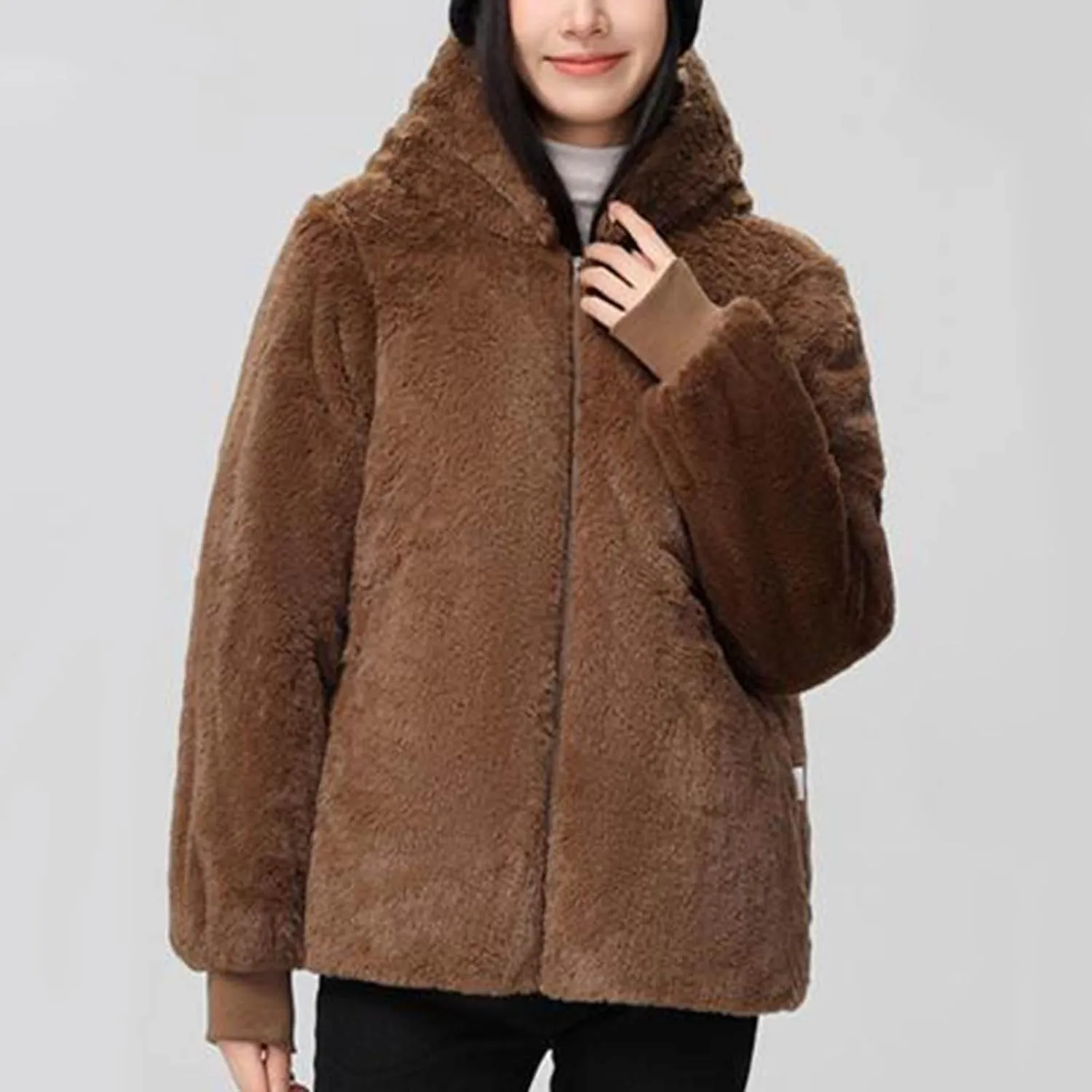 Women's Quilted Winter Coat Warm Puffer Jacket Thicken Parka with Removable Hood Cute Casual Outdoor Jackets 2024