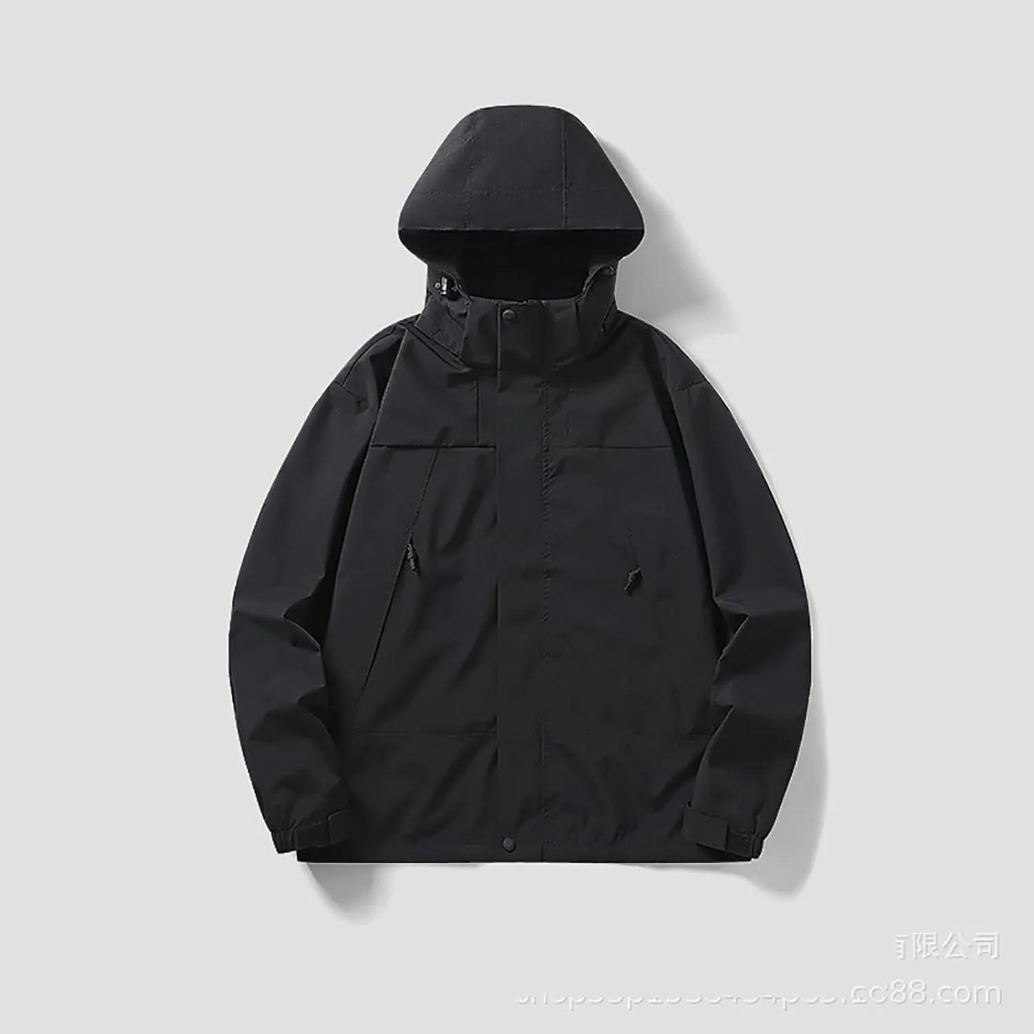 Womens Rain Jacket with Hood Packable Plus Size Waterproof Trench Coat Winter Warm Top Color Block Jackets for Women