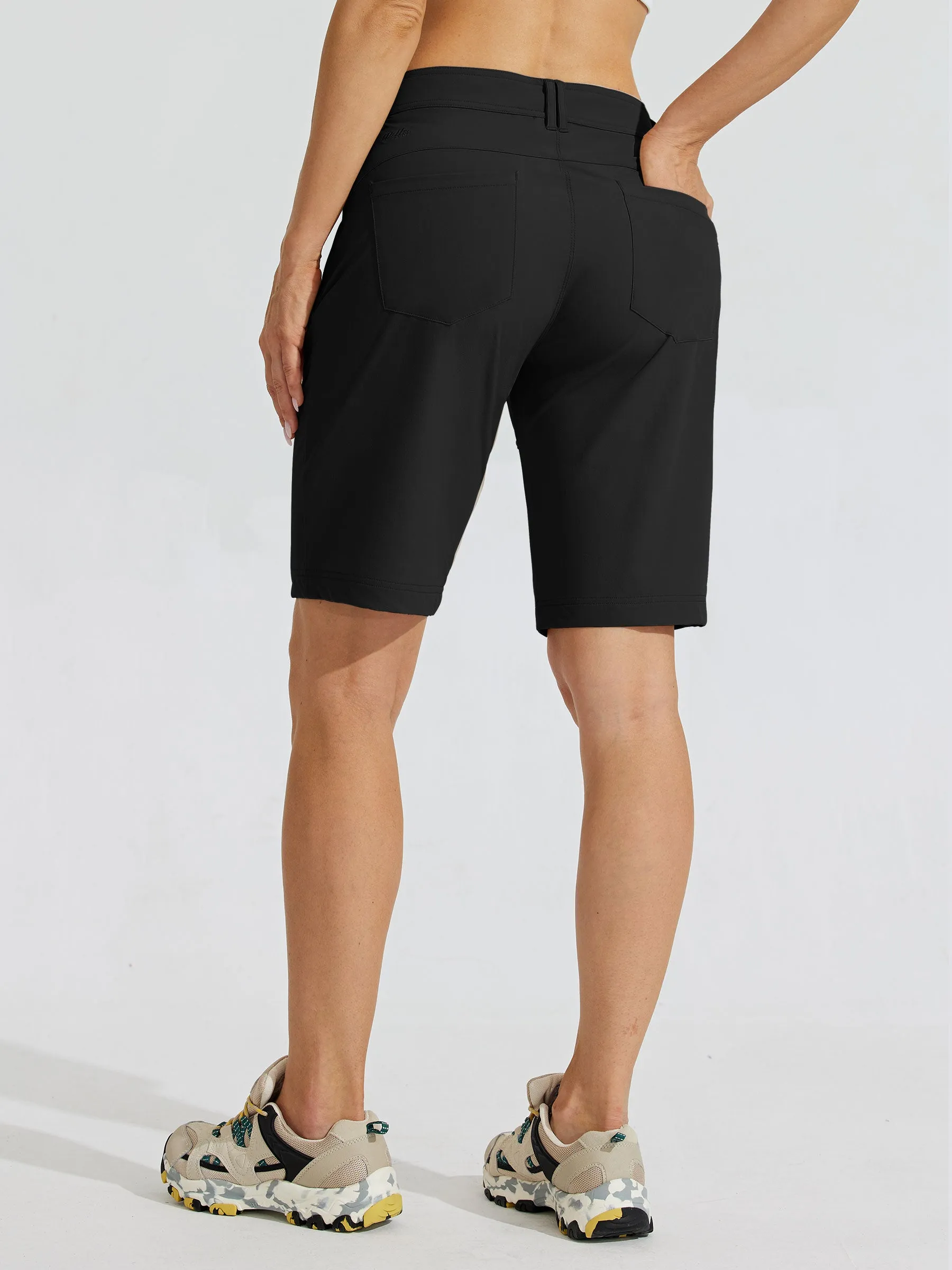Women's Slim Leg Golf Shorts 10 Inch